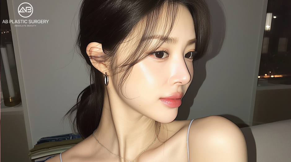Foto hasil operasi hidung di Operasi Plastik AB Korea, menampilkan bentuk wajah yang proporsional dan alami berkat teknologi canggih dan perawatan pasca-operasi lengkap