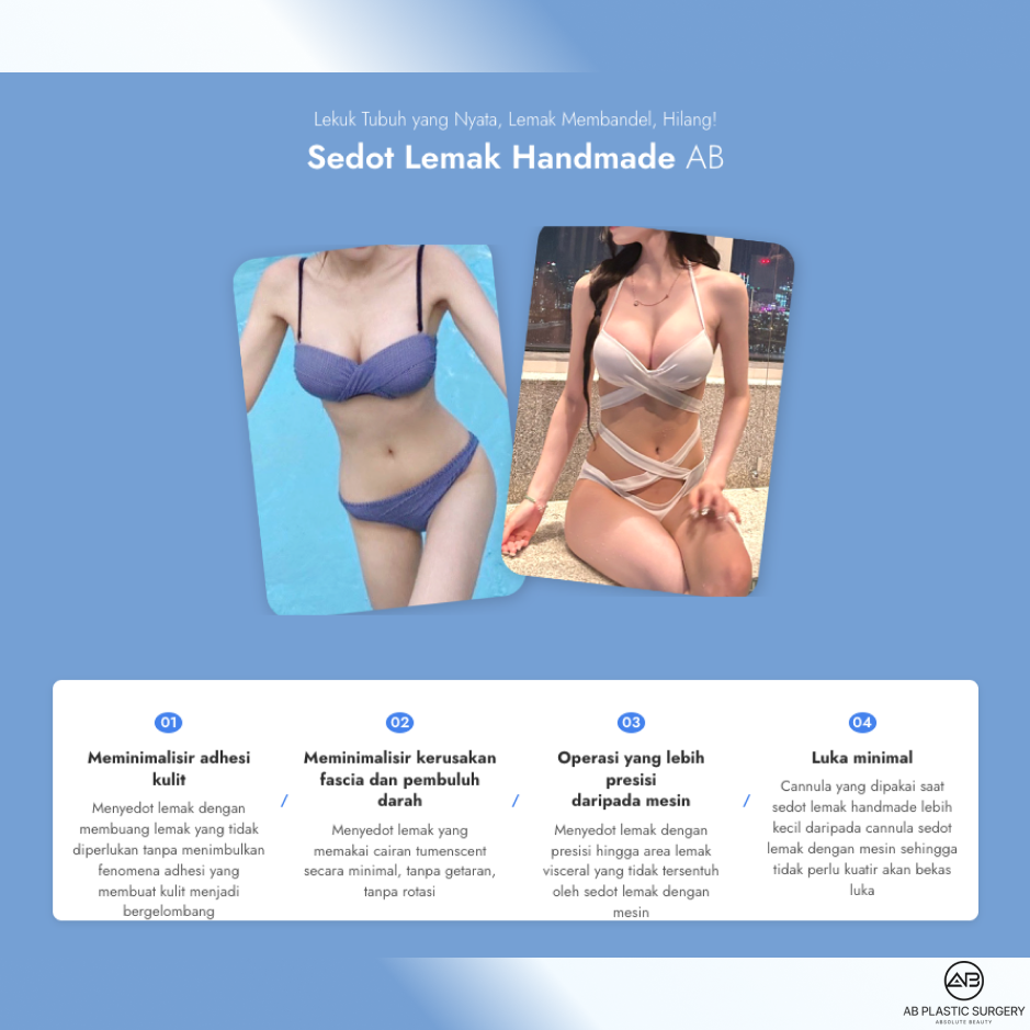 Teknologi sedot lemak AB yang menghasilkan garis tubuh natural dan proporsional